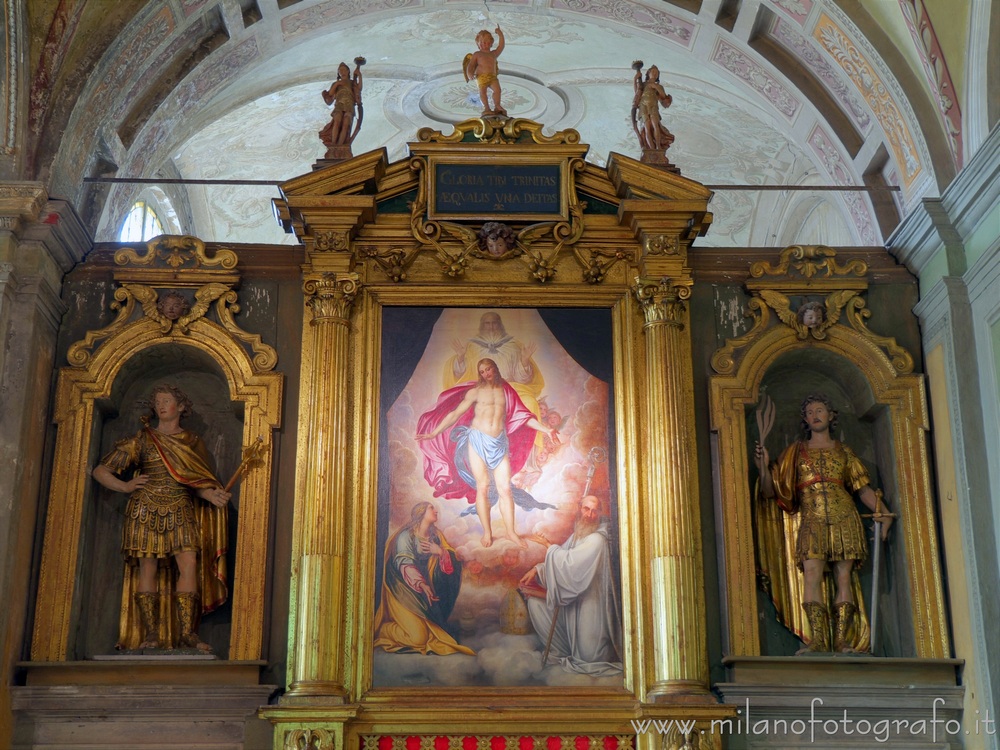 Romano di Lombardia (Bergamo) - Trinità di Enea Salmeggia nella Basilica di San Defendente